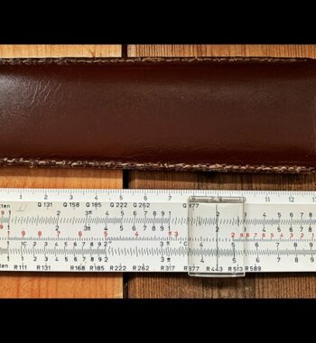 Aristo 80136 BG woven concrete pocket slide rule case 1960 Germany