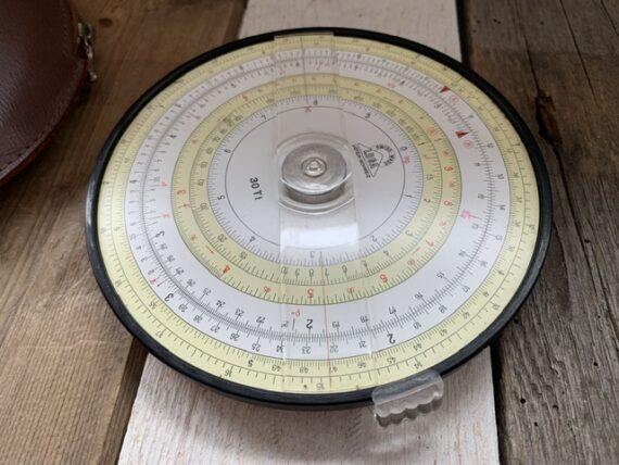 Loga 30 Tt 360 circular duplex slide rule in case 1970 Switzerland - Image 7