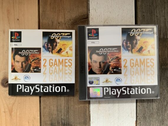 James Bond PS1 video game PAL box manual 1999 Japan - Image 5