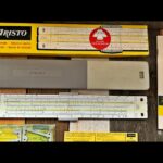 Aristo Studio 0968 slide rule full set feet 1970 Germany