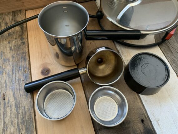 AMA Milano design coffee machine all accessories 1982 Italy - Image 5