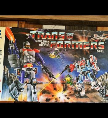 Transformers board game Dutch 1986 Hasbro MB