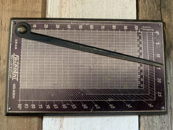 Early Frappant Conus calculator Machine time slide rule 1910 Germany - Image 6