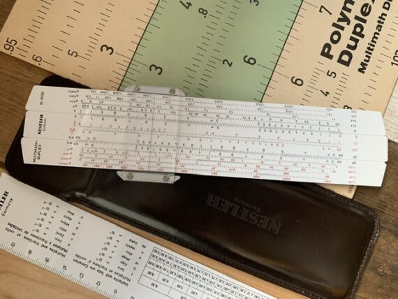 Nestler 0130 Multimath 0129 Polymath-Duplex pocket slide rules manual 1970 Germany - Image 3
