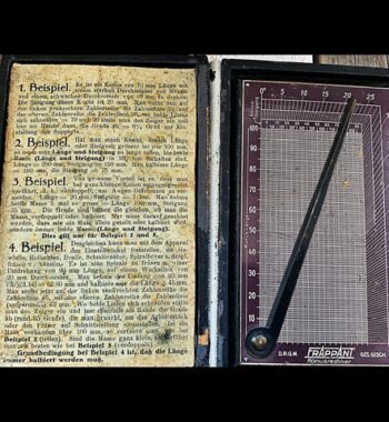 Frappant Konusrechner conus calculator slide rule 1910 Germany