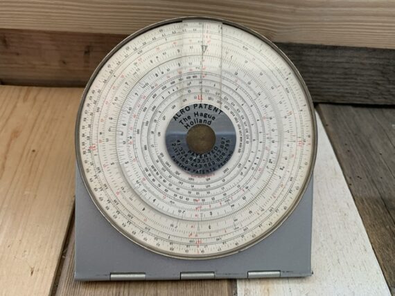 Alro 300D Slide rule metal case 1950 Holland - Image 3