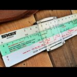 VEB Mantissa TRS machine time slide rule sleeve 1970 GDR Germany