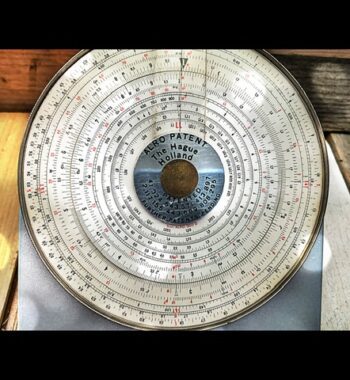 Alro 300D Slide rule metal case 1950 Holland