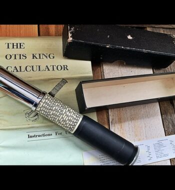 Otis King cylindrical Slide rule model K full set 1970 England