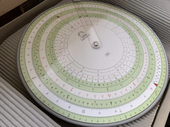 Loga 75T circular slide rule in box 1960 Switzerland - Image 6