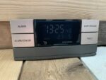 Jacob Jensen design radio control alarm clock champagne 2000 Denmark - Image 2