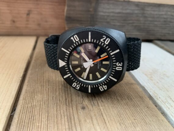 Aquastar Glasstar Diver automatic watch 1970 Switzerland - Image 2