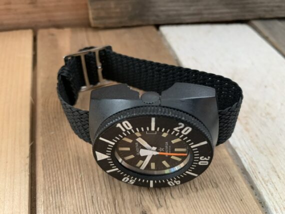 Aquastar Glasstar Diver automatic watch 1970 Switzerland - Image 3