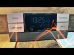 Jacob Jensen design radio control alarm clock champagne 2000 Denmark