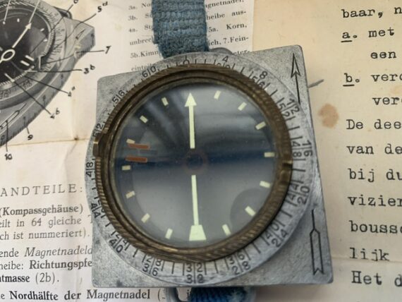 Physica March Compass P1 aka M/III 1944 Finland Germany Netherlands - Image 7