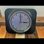 Philips H.F. Electronic design wall clock 1980 Western Germany