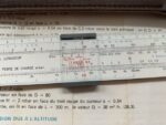 Graphoplex Gas de France pocket slide rule 1960 France