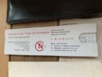 Graphoplex CTN metal tubes pocket slide rule 1960 France