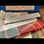 Graphoplex 691a Neperlog Hyperbolic slide rule complete set 1970 France