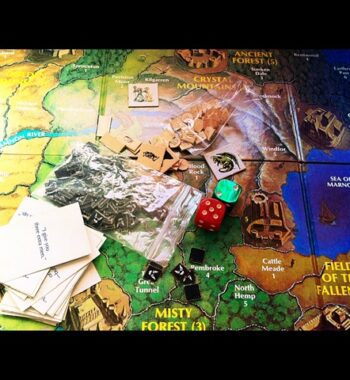 Wizard Quest strategic board game Avon Hill 1979 USA