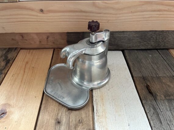 Mignon 2 cup moka pot OMG Italy 1950 red swing knob - Image 2