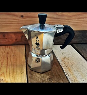 Bialetti moka express aluminum percolator 1 cup Italy 2003