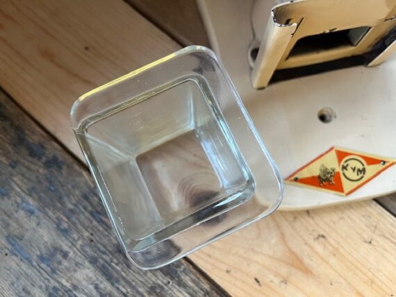 KyM 9730 wall coffee grinder cream beige 1951 Germany - Image 5