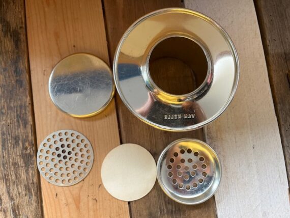 Van Nelle single cup filter holder bakelite handle 1950 Holland