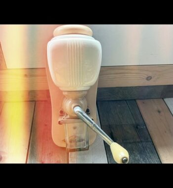 KyM 9730 wall coffee grinder cream beige 1951 Germany