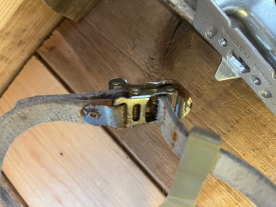 Shimano PD-A550 race bike pedals with toe clips 1990 Japan - Image 7