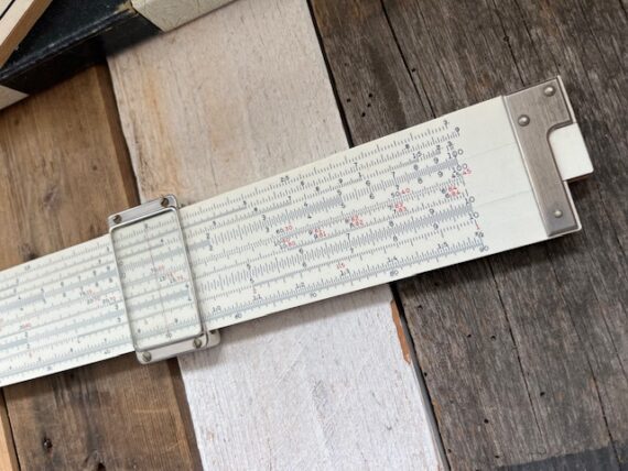 Sun Hemmi 255D Expert Electrical Engineer slide rule case manual Japan 1970 - Image 7