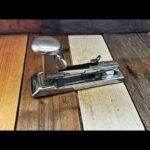 Ace Pilot 404 chrome spring loaded Stapler 1980 USA