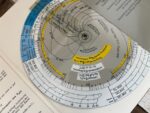IWA 0796 vacuum calculator circular slide rule 1969 Germany - Image 2