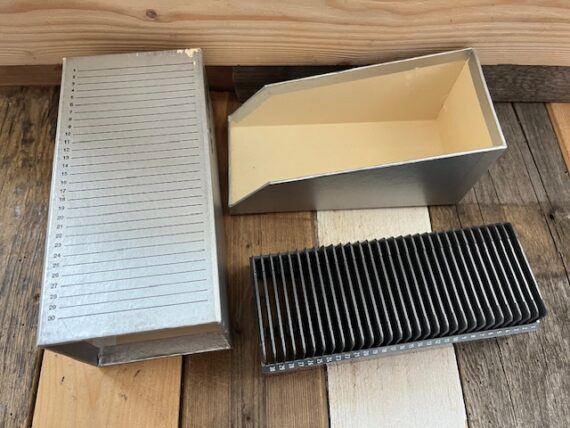 Rollei Magazin 77 slide tray for 6x6 windows in box 1980 Germany - Image 2