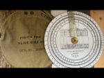 Crichlow anti-aircraft circular slide rule army artillery 1943 USA