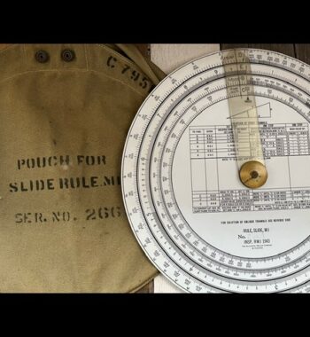Crichlow anti-aircraft circular slide rule army artillery 1943 USA