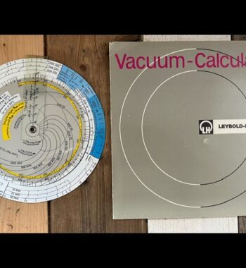 IWA 0796 vacuum calculator circular slide rule 1969 Germany