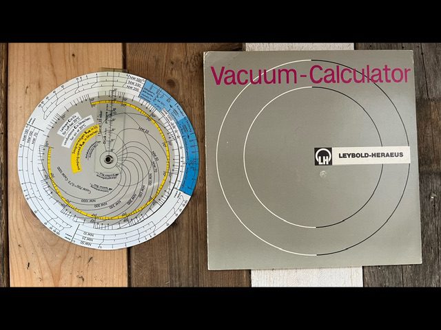 IWA 0796 vacuum calculator circular slide rule 1969 Germany