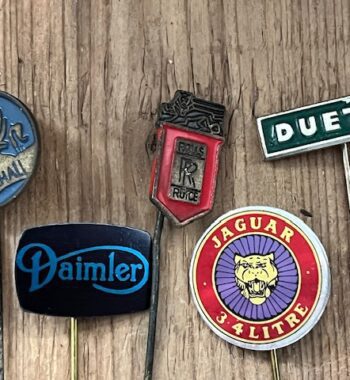 lot of 5x lapel pins badges car brands mid century various countries