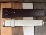 Post Hemmi Versalog II slide rule case 1960 Japan USA