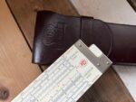 Post Hemmi Versalog II slide rule case 1960 Japan USA