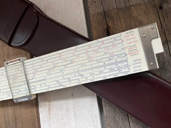 Post Hemmi Versalog II slide rule case 1960 Japan USA - Image 7