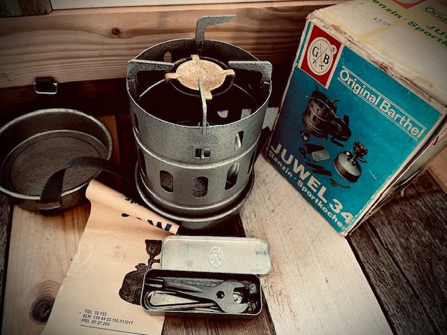 Juwel 34 Gustav Barthel camping stove NOS 1985 Germany