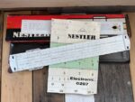Nestler Electronic I slide rule 0297 full set 1970 Germany