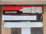 Nestler Electronic I slide rule 0297 full set 1970 Germany