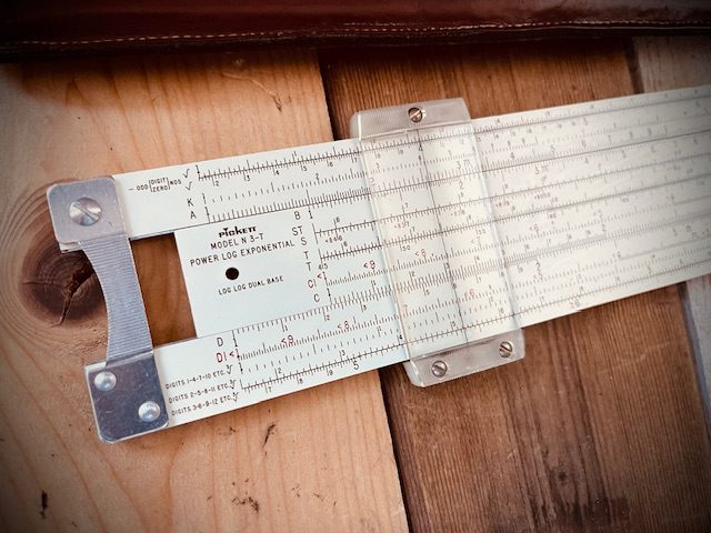 Pickett N3-T Power Log exponential in sleeve 1960 USA