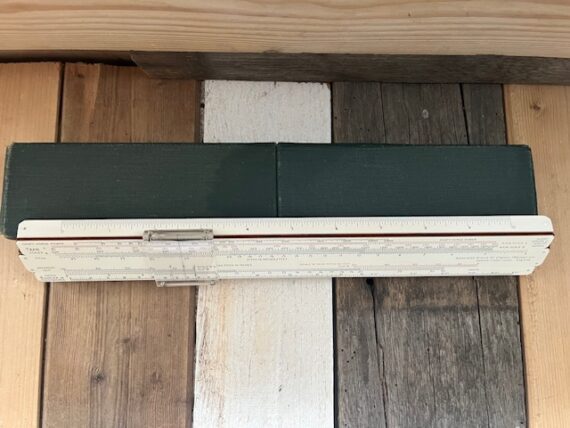 Thornton 3470/52 boat propeller British oil slide rule case 1950 England - Image 8