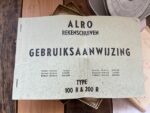 2x Alro 100 R + 200R circular slide rules full set 1940 Holland - Image 7