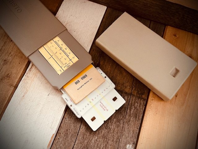 Aristo 0969 Studiolog slide rule full set 1970 Germany