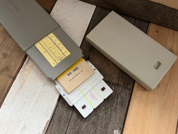 Aristo 0969 Studiolog slide rule full set 1970 Germany - Image 2